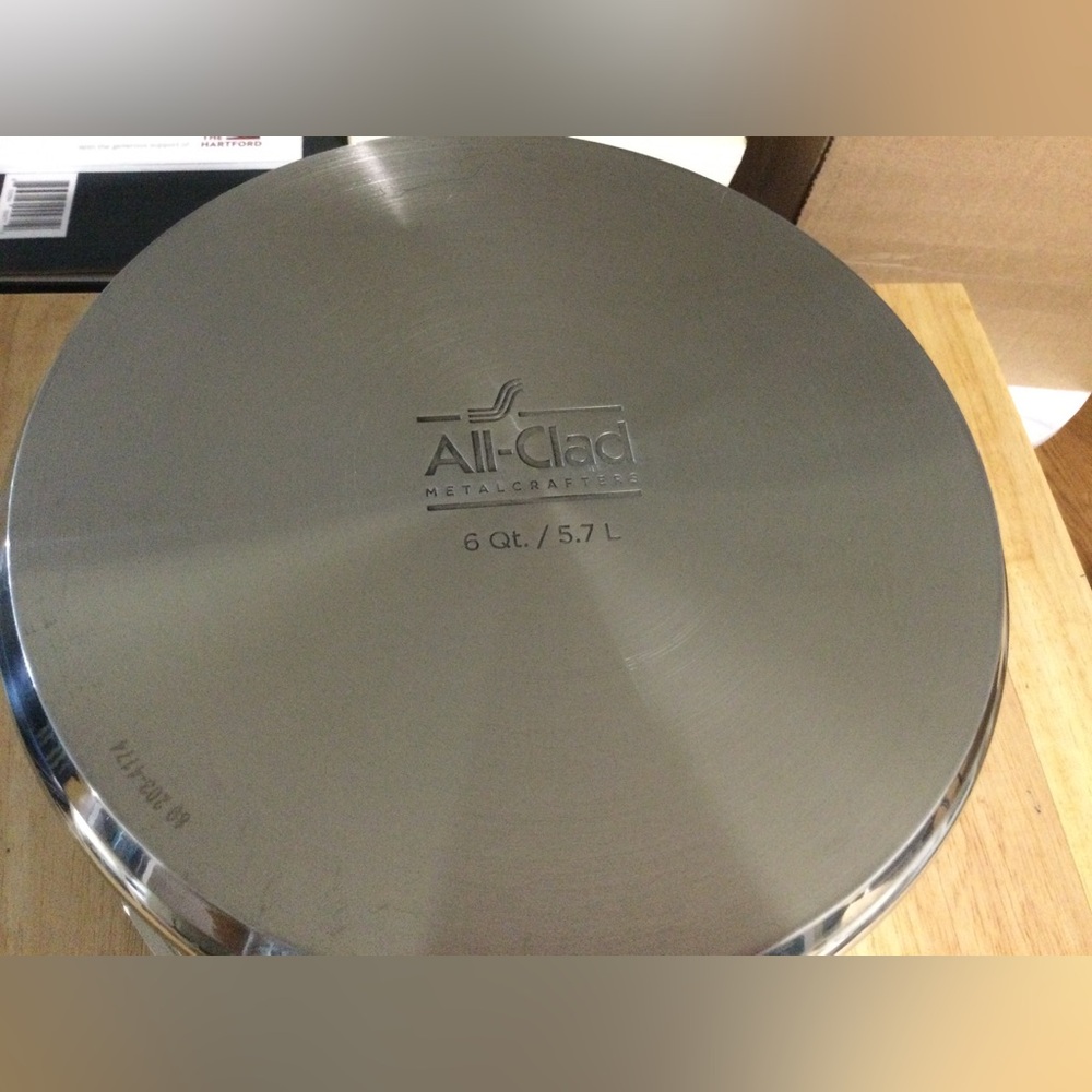 All-Clad Stainless Steel Stockpot with Strainer Lid - Picture 6 of 6